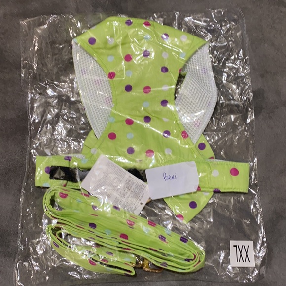 Harness and matching dog leash - Picture 2 of 4